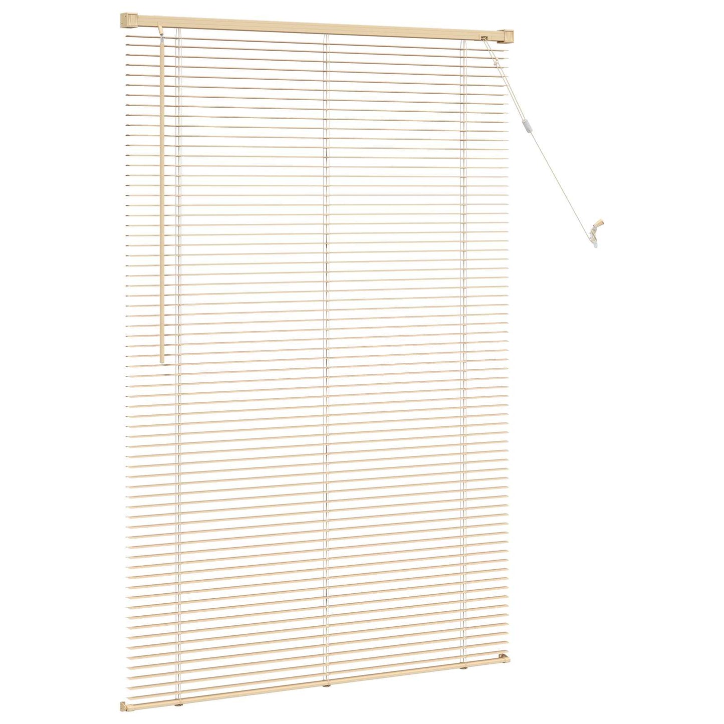 Tenda Veneziana Marrone Chiaro con Motivo 150 x 90 cm 25 mm PVC