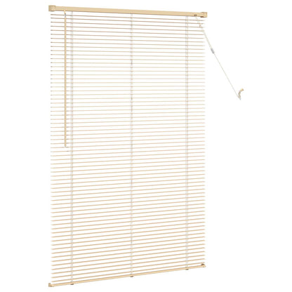 Tenda Veneziana Marrone Chiaro con Motivo 150 x 90 cm 25 mm PVC