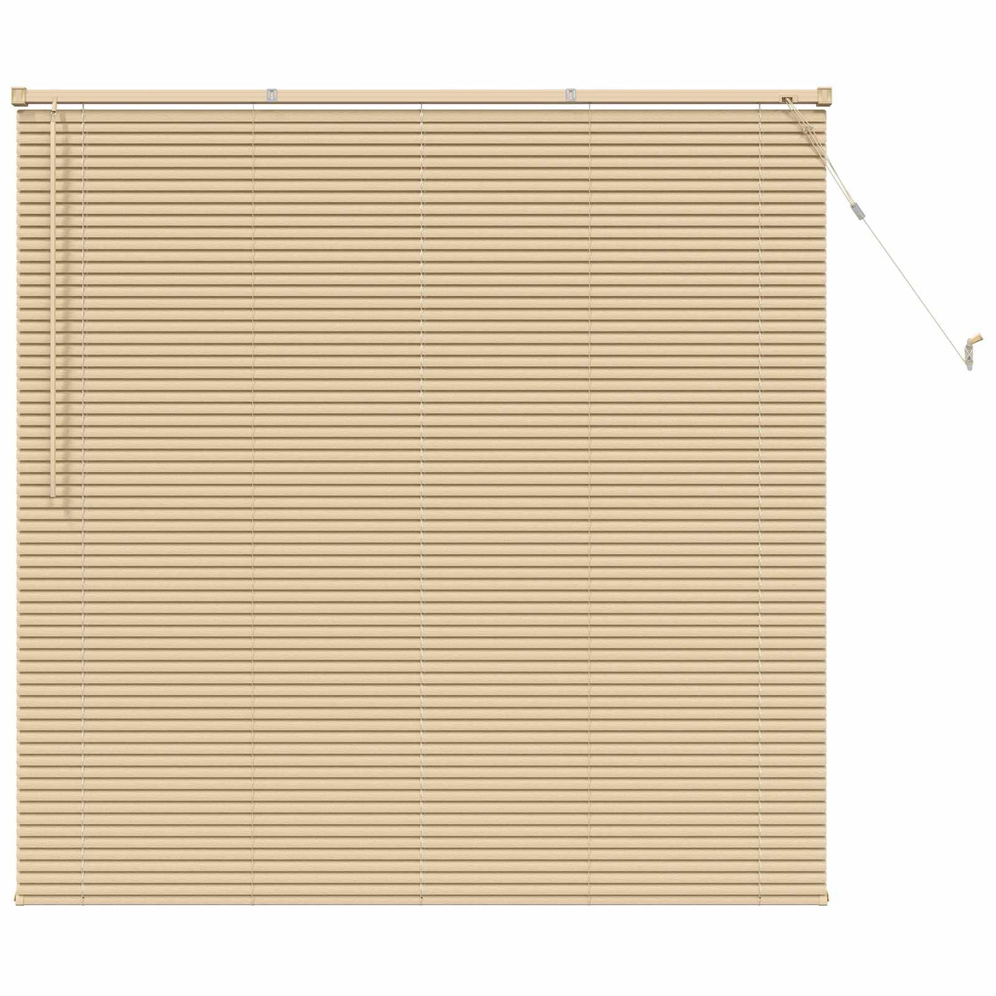 Tenda Veneziana Marrone Chiaro con Motivo 150 x 160 cm 25 mm