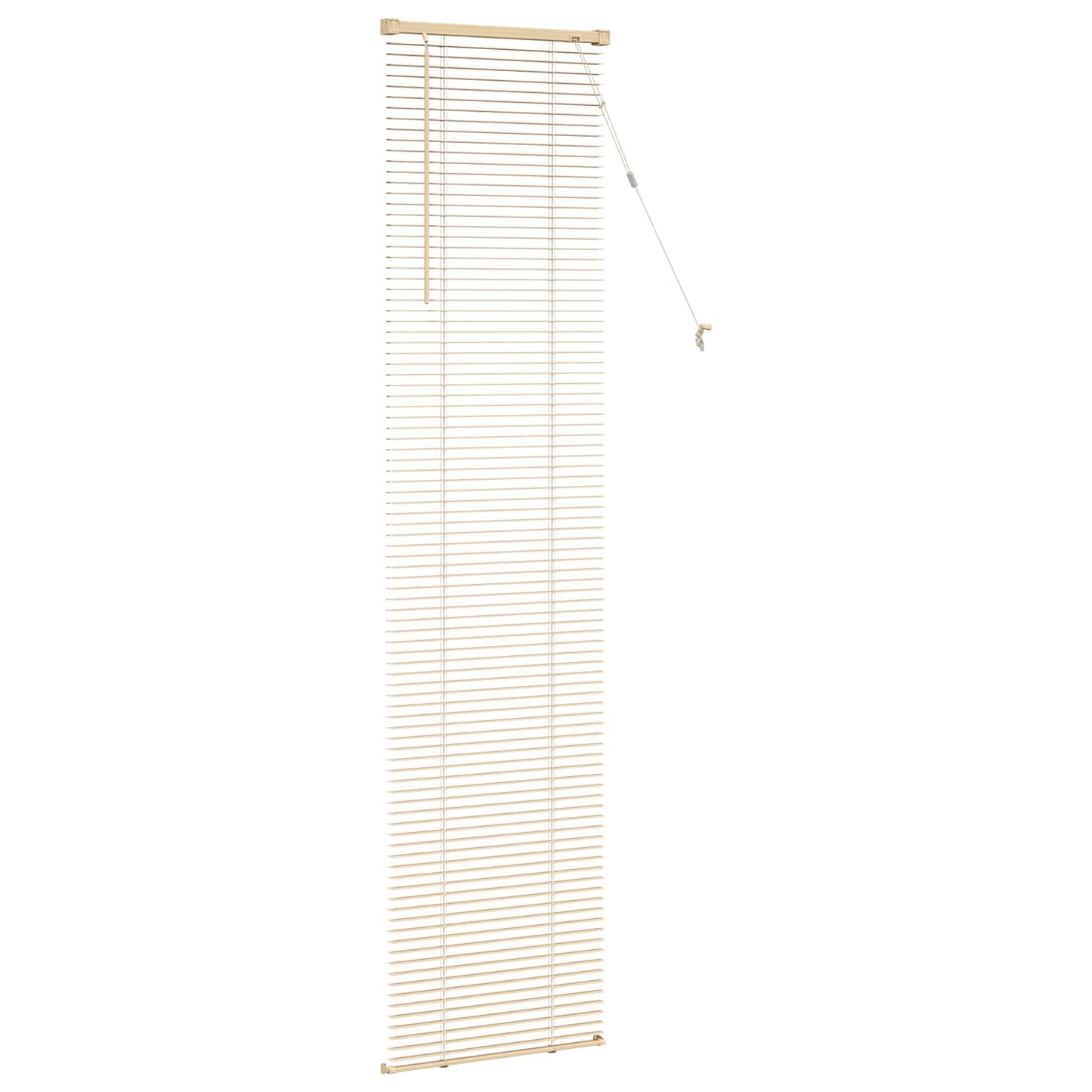 Tenda Veneziana Marrone Chiaro con Motivo 213 x 60 cm 25 mm PVC