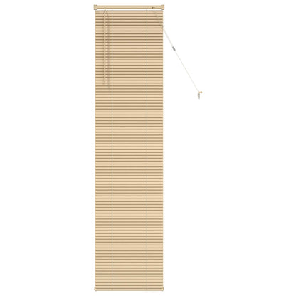 Tenda Veneziana Marrone Chiaro con Motivo 213 x 60 cm 25 mm PVC