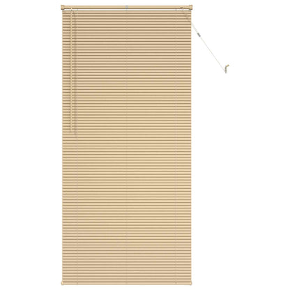 Tenda Veneziana Marrone Chiaro con Motivo 213 x 90 cm 25 mm PVC