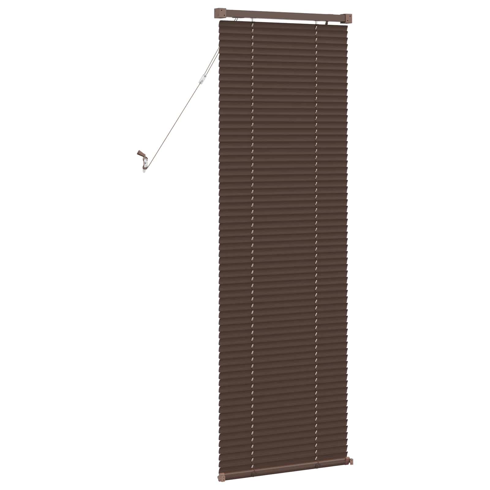 Tenda Veneziana Marrone Scuro con Motivo 150 x 40 cm 25 mm PVC | homemem39