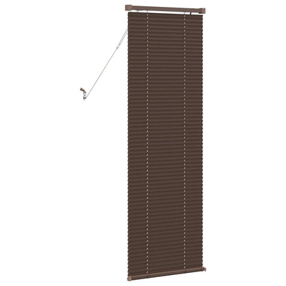 Tenda Veneziana Marrone Scuro con Motivo 150 x 40 cm 25 mm PVC | homemem39