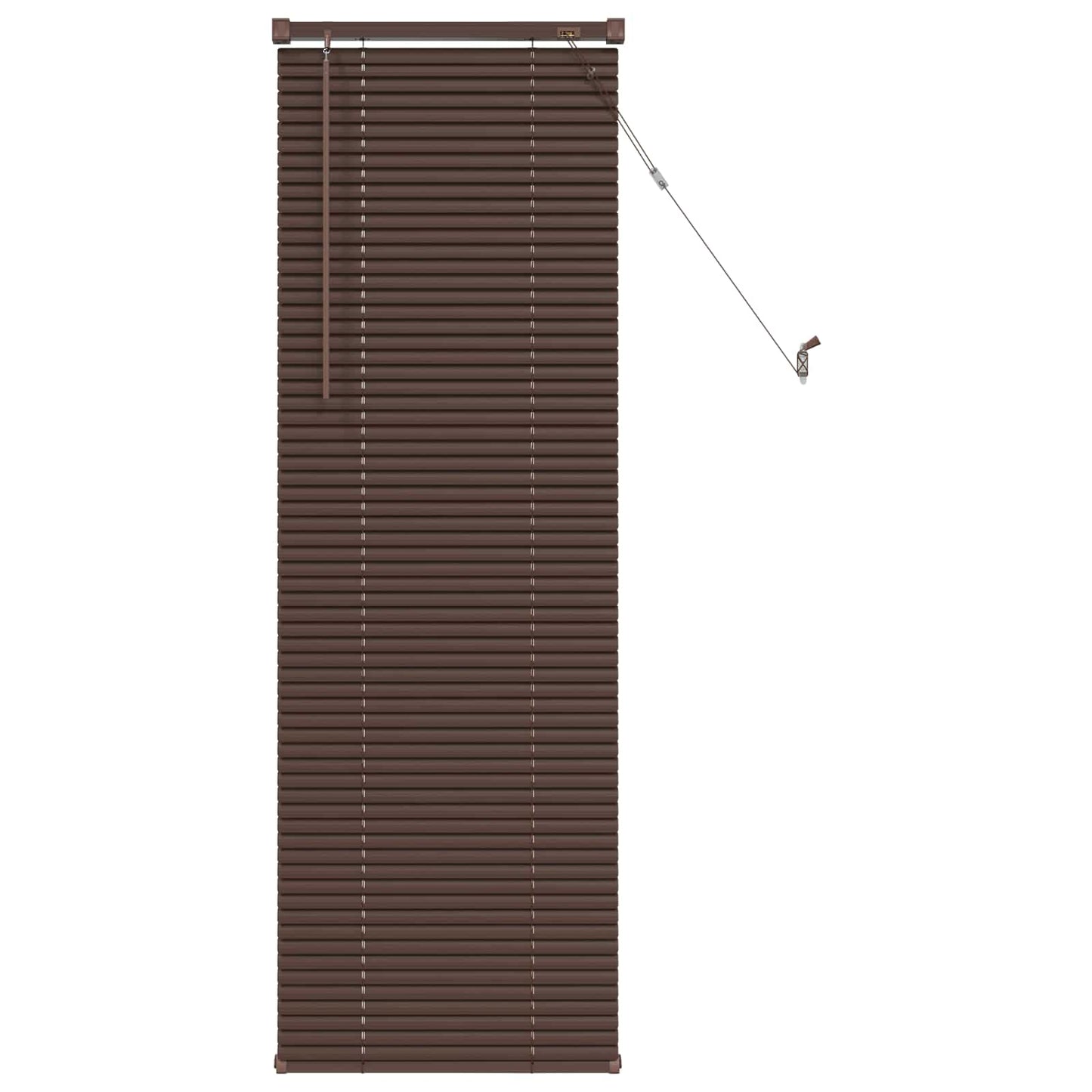 Tenda Veneziana Marrone Scuro con Motivo 150 x 60 cm 25 mm PVC | homemem39