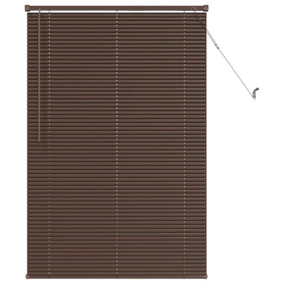 Tenda Veneziana Marrone Scuro con Motivo 150 x 70 cm 25 mm PVC | homemem39