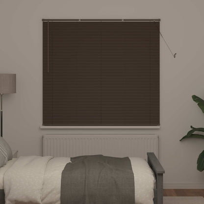 Tenda Veneziana Marrone Scuro 160 x 150 cm 25 mm PVC | homemem39