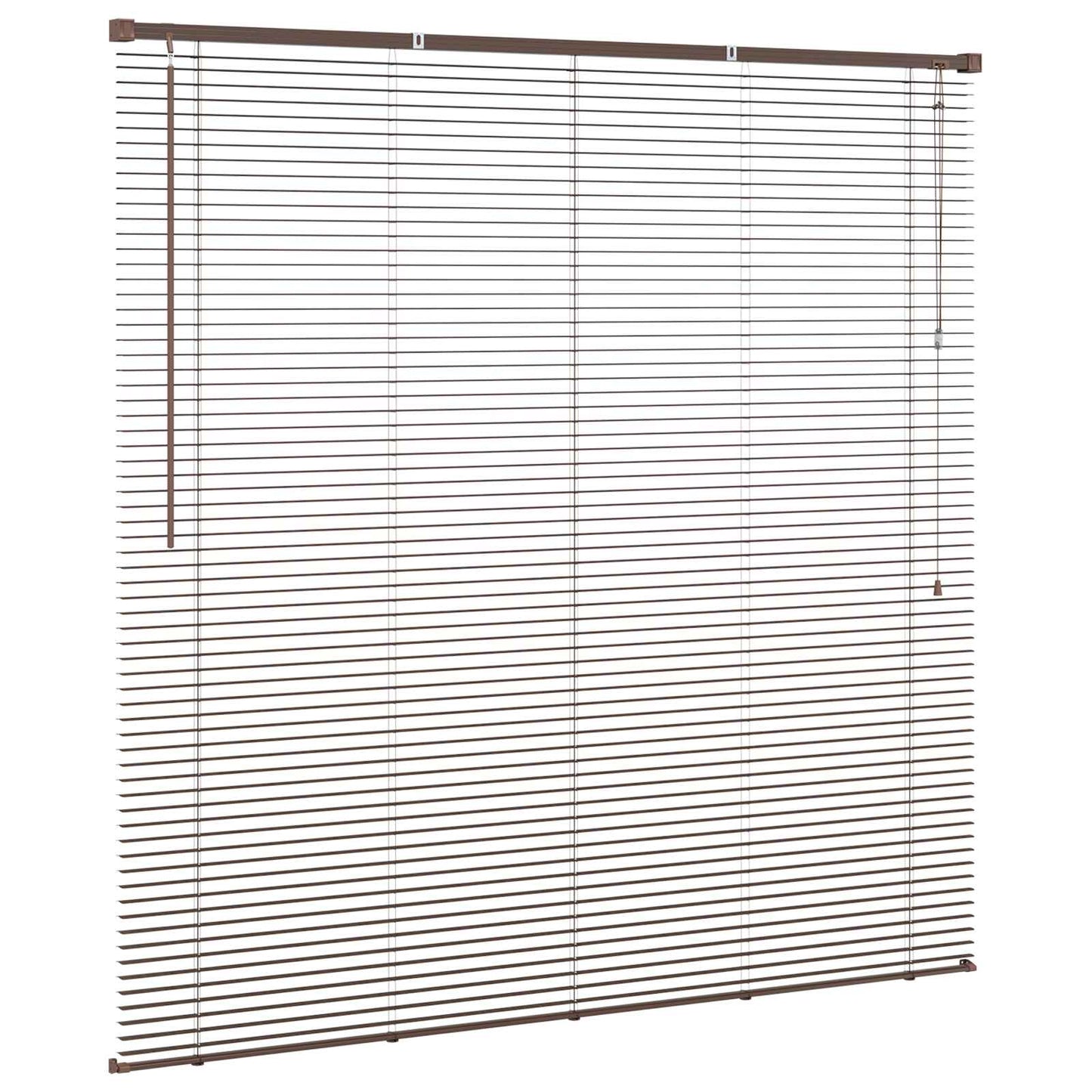 Tenda Veneziana Marrone Scuro 160 x 150 cm 25 mm PVC | homemem39