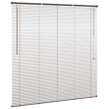 Tenda Veneziana Marrone Scuro 160 x 150 cm 25 mm PVC | homemem39