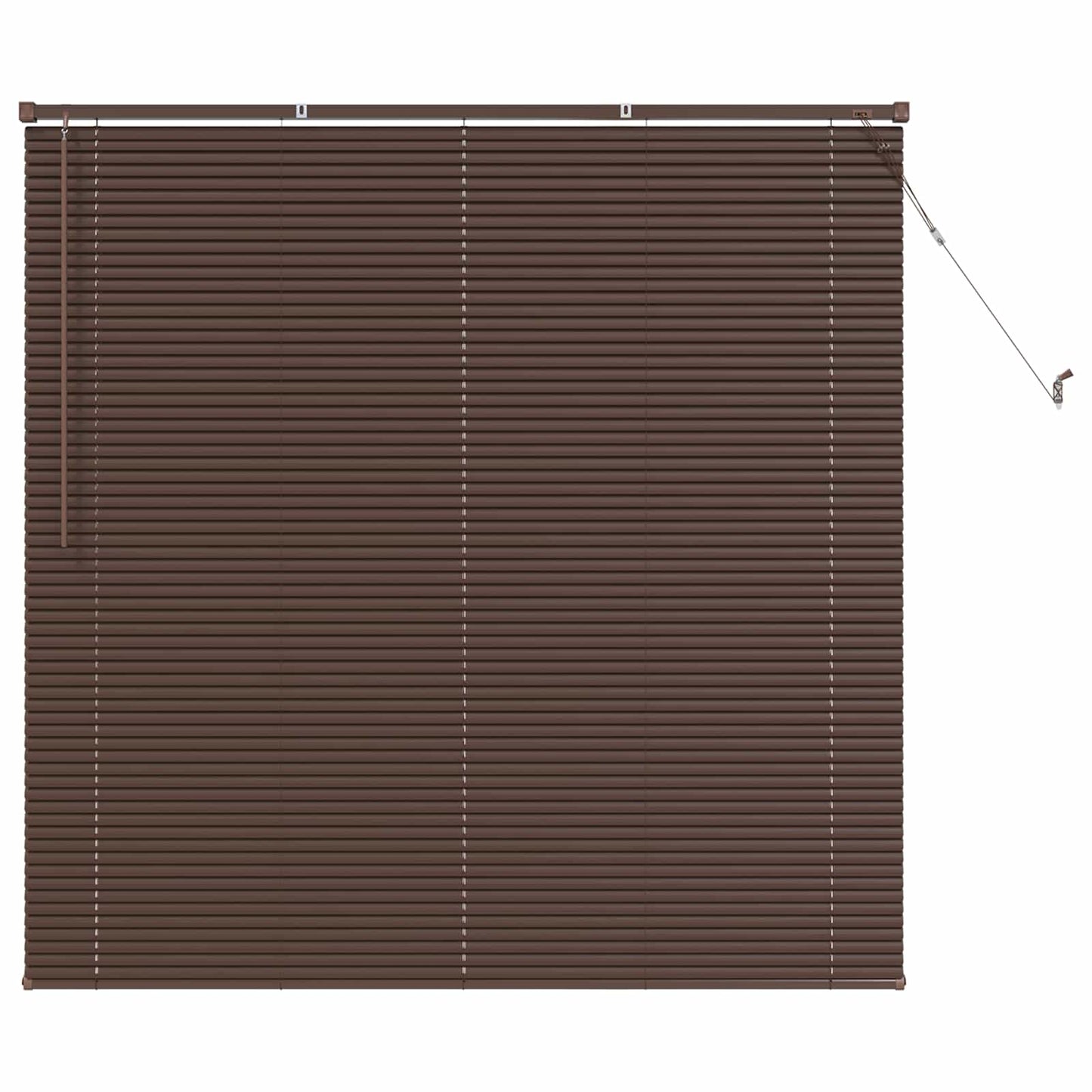 Tenda Veneziana Marrone Scuro 160 x 150 cm 25 mm PVC | homemem39