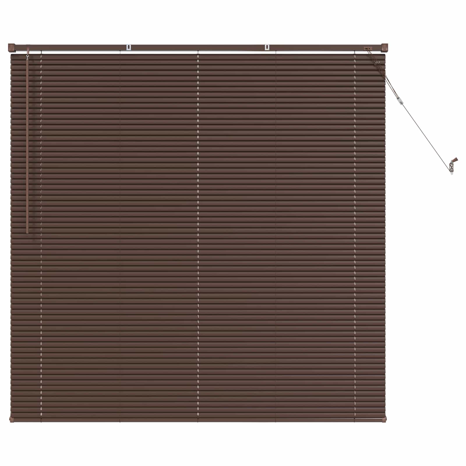 Tenda Veneziana Marrone Scuro 160 x 150 cm 25 mm PVC | homemem39