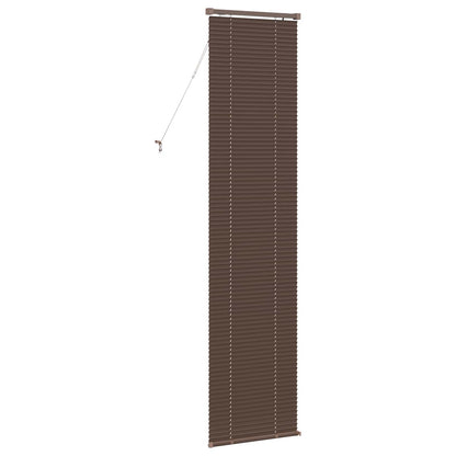 Tenda Veneziana Marrone Scuro con Motivo 213 x 50 cm 25 mm PVC | homemem39