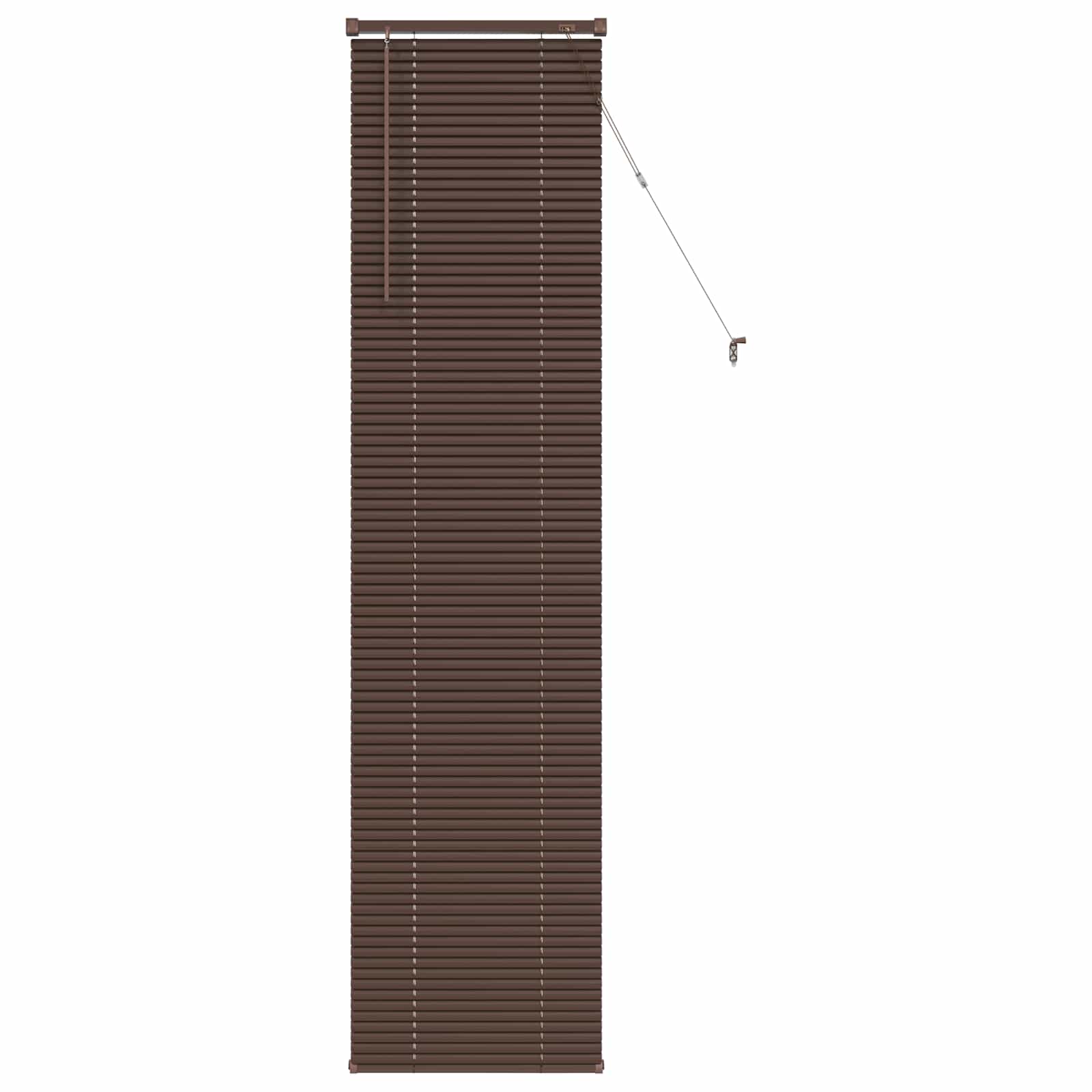 Tenda Veneziana Marrone Scuro con Motivo 213 x 50 cm 25 mm PVC | homemem39