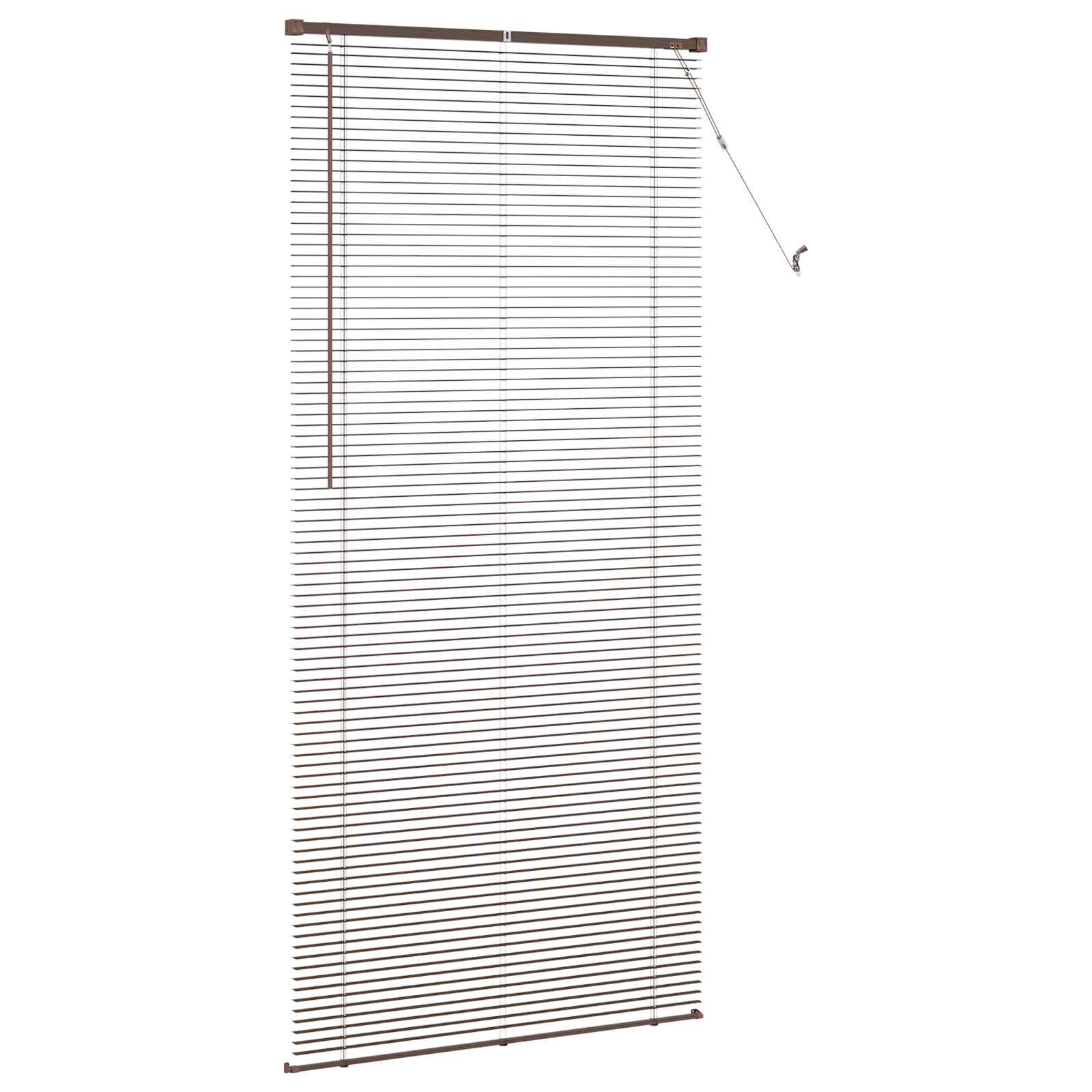 Tenda Veneziana Marrone Scuro con Motivo 213 x 90 cm 25 mm PVC | homemem39