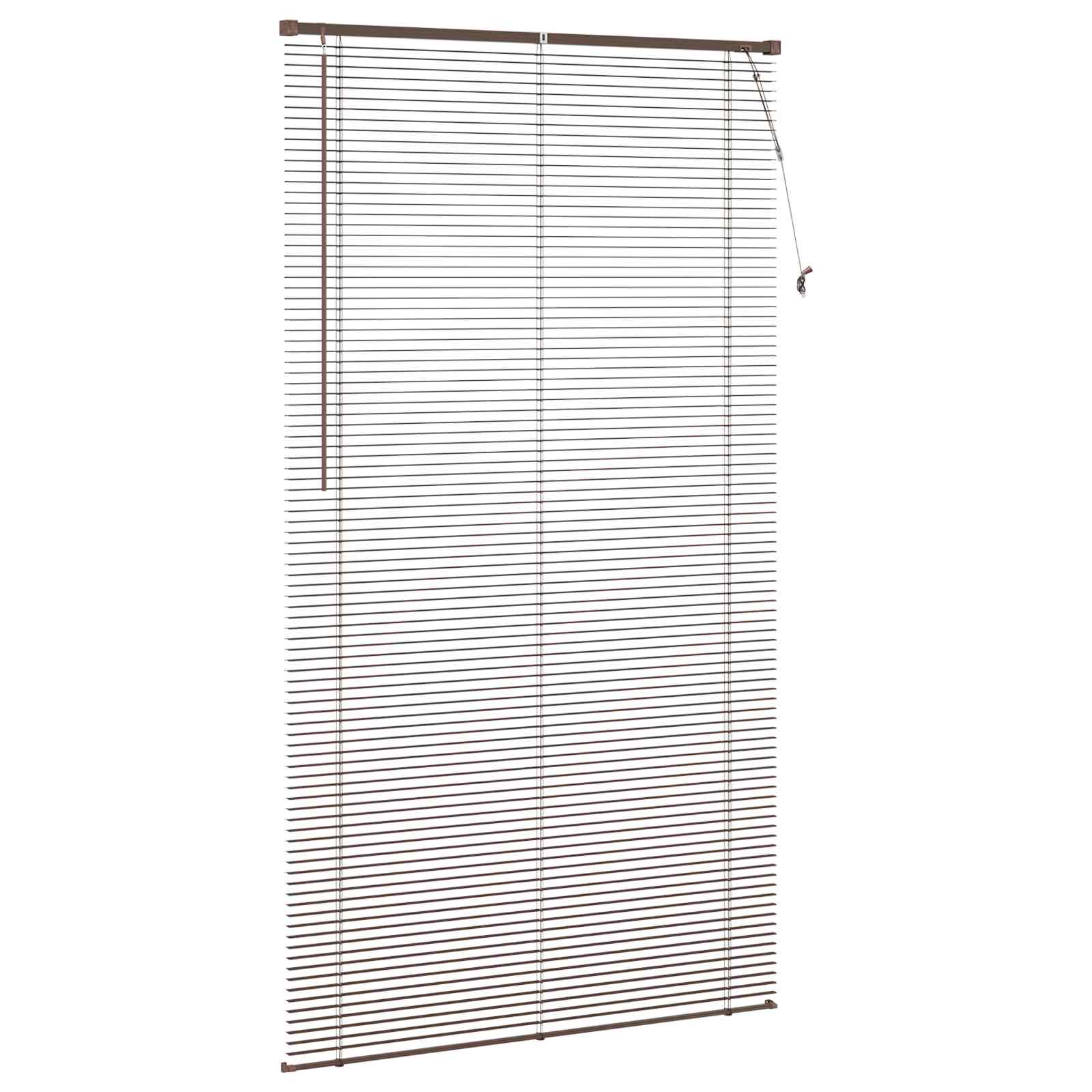 Tenda Veneziana Marrone Scuro con Motivo 213 x 110 cm 25 mm PVC | homemem39