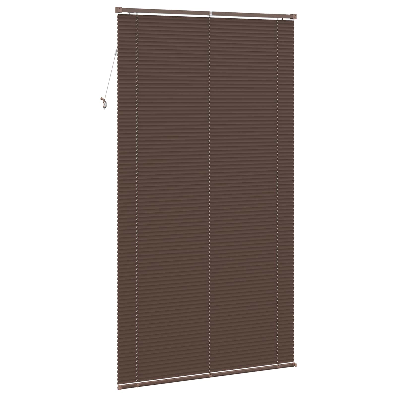 Tenda Veneziana Marrone Scuro con Motivo 213 x 110 cm 25 mm PVC | homemem39