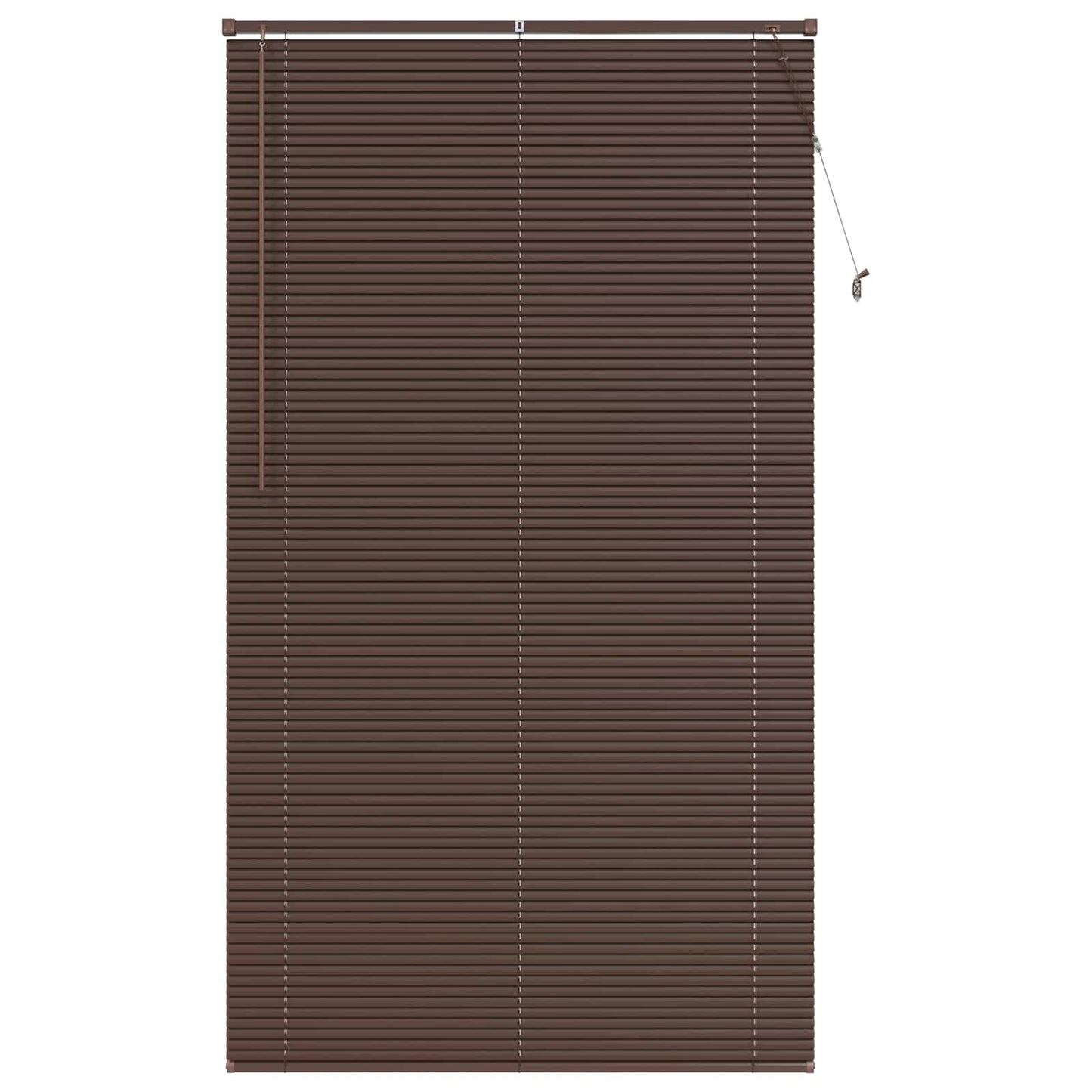 Tenda Veneziana Marrone Scuro con Motivo 213 x 110 cm 25 mm PVC | homemem39