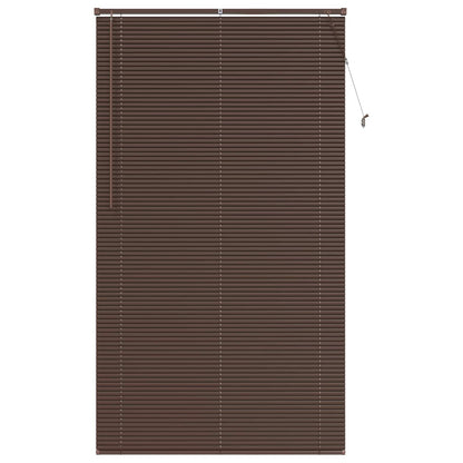 Tenda Veneziana Marrone Scuro con Motivo 213 x 110 cm 25 mm PVC | homemem39