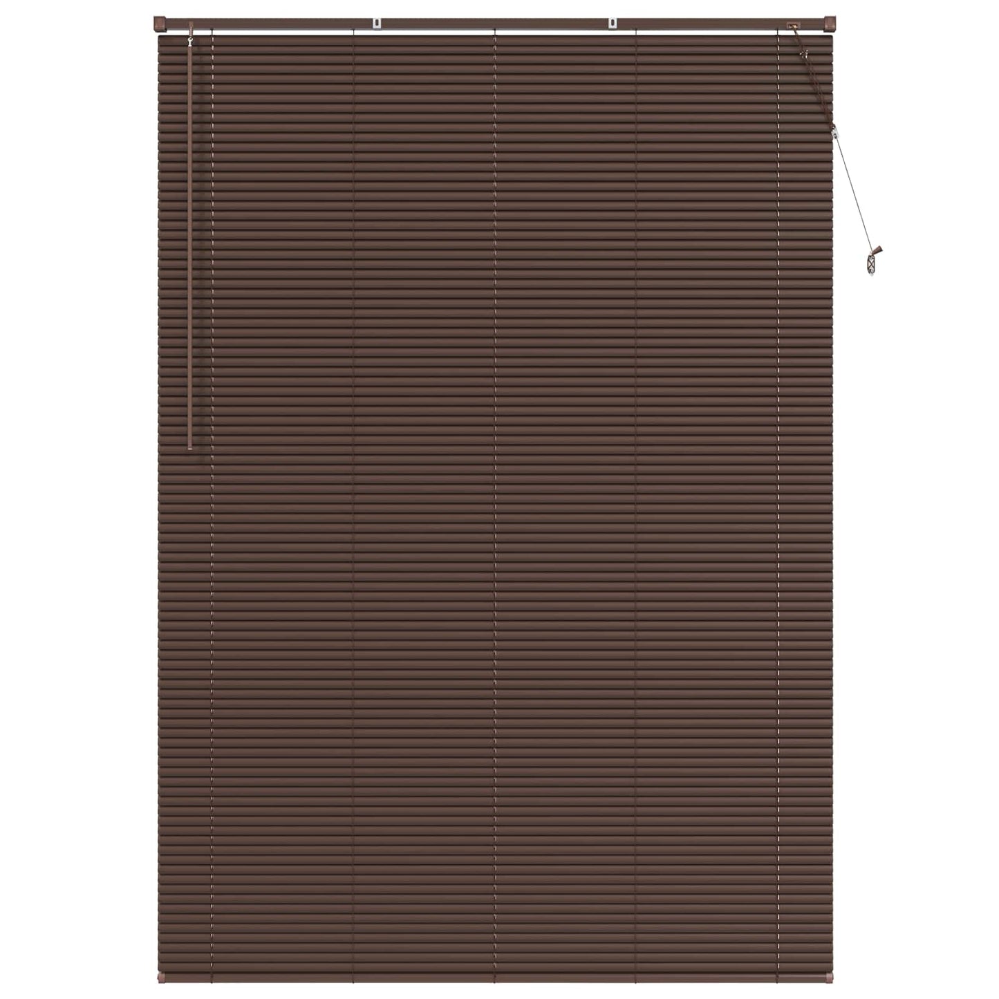 Tenda Veneziana Marrone Scuro con Motivo 213 x 150 cm 25 mm PVC | homemem39