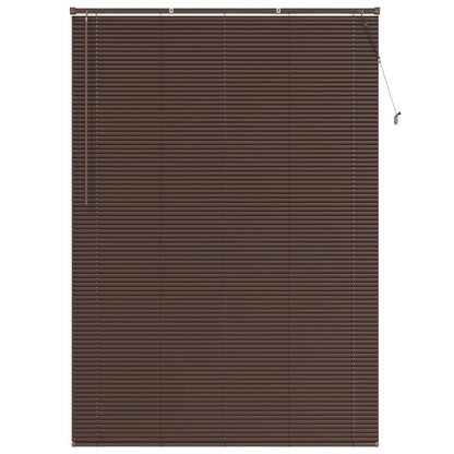 Tenda Veneziana Marrone Scuro con Motivo 213 x 150 cm 25 mm PVC | homemem39