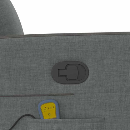 Poltrona Massaggiante Grigio scuro 69 x 86 x 100 cm Tessuto