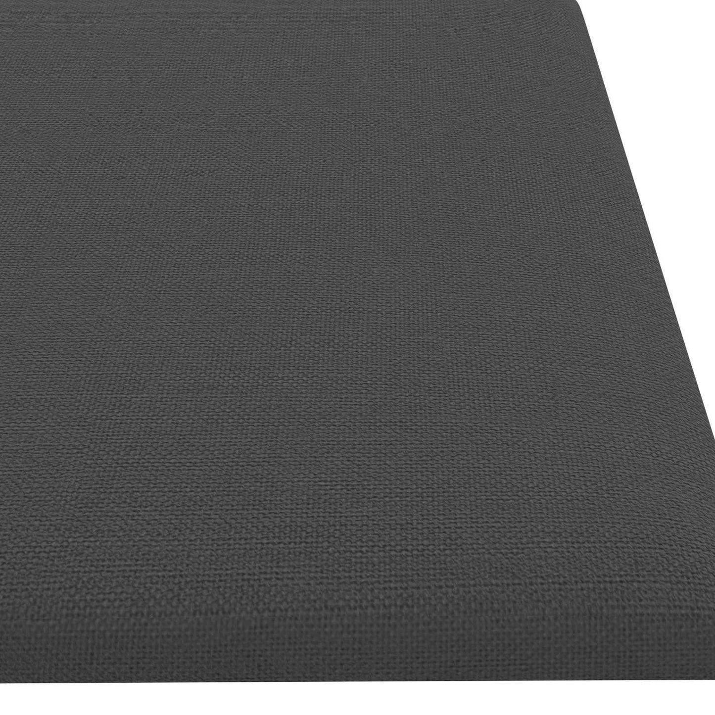 Testiera da Parete 12 pcs Grigio scuro 60 x 15 cm Tessuto | homemem39