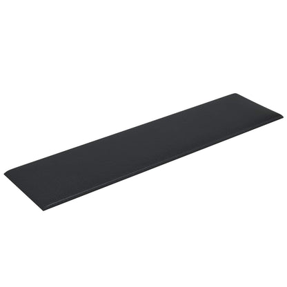 Testiera da Parete 12 pcs Nero 60 x 15 cm Tessuto | homemem39