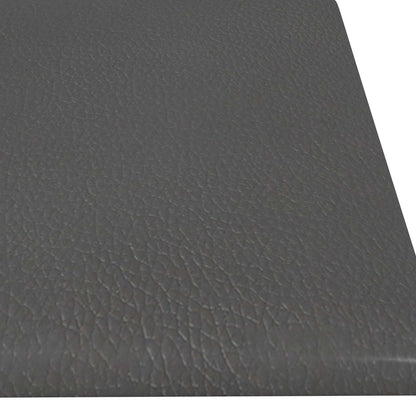 Testiera da Parete 12 pcs Grigio 60 x 15 cm Tessuto