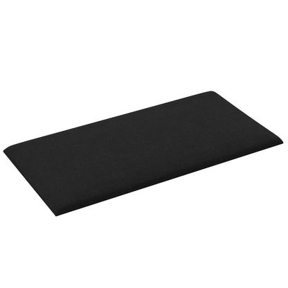 Testiera da Parete 12 pcs Nero 60 x 30 cm Tessuto | homemem39