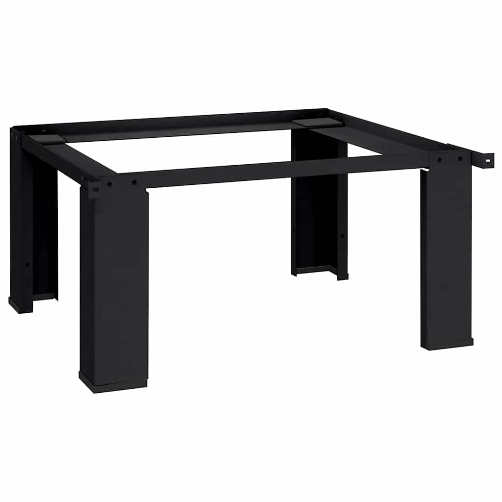 Pedestallo per Lavatrice Nero 64 x 55 x 32,5 cm Acciaio | homemem39