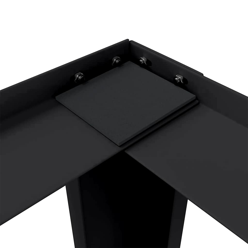 Pedestallo per Lavatrice 2 pcs Nero 127 x 54,5 x 32,5 cm | homemem39