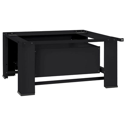Pedestallo per Lavatrice Nero 64 x 55 x 32,5 cm Acciaio | homemem39