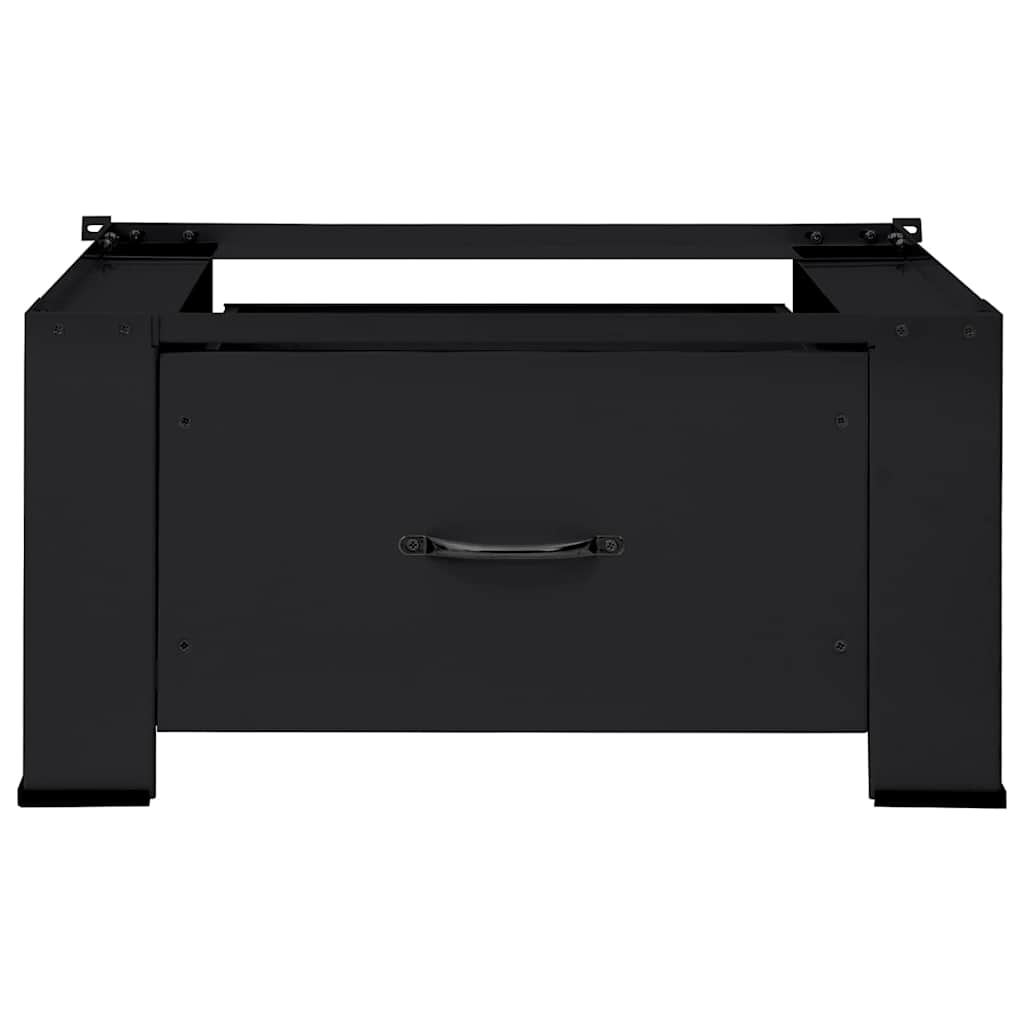 Pedestallo per Lavatrice Nero 64 x 55 x 32,5 cm Acciaio | homemem39