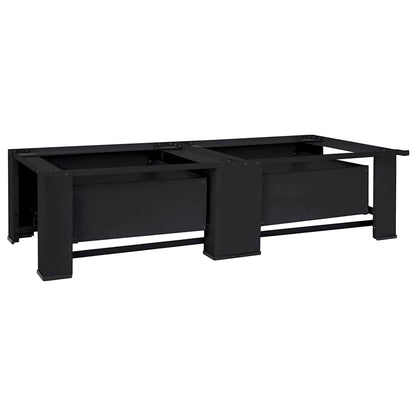 Pedestallo per Lavatrice 2 pcs Nero 127 x 54,5 x 32,5 cm | homemem39