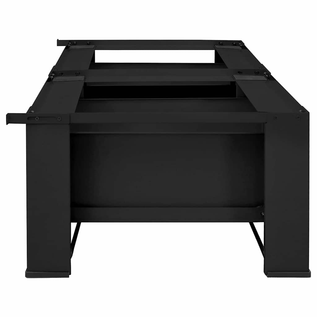 Pedestallo per Lavatrice 2 pcs Nero 127 x 54,5 x 32,5 cm | homemem39