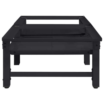 Pedestallo per Lavatrice 2 pcs Nero 124,5 x 61,5 x 32,5 cm | homemem39