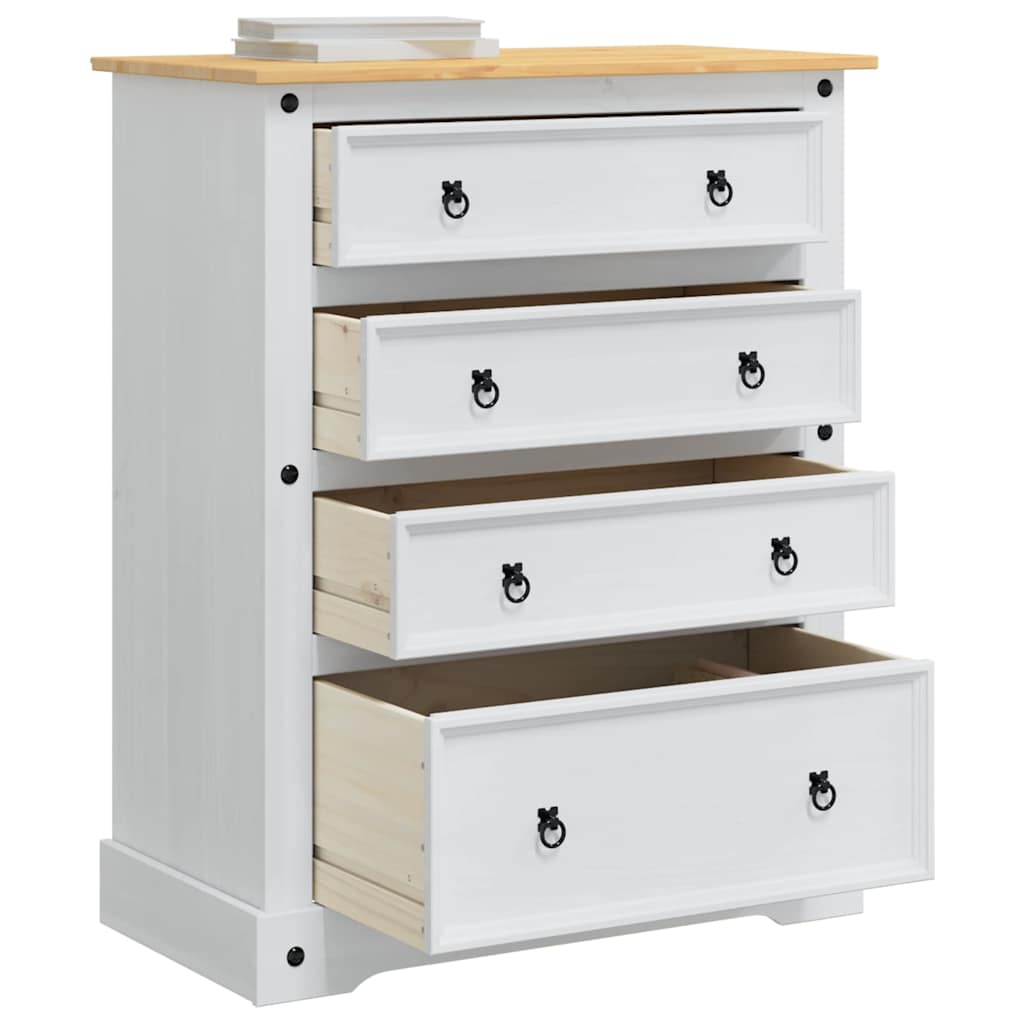 Cassapanche di stoccaggio Corona Bianco 92 x 48 x 114 cm | homemem39