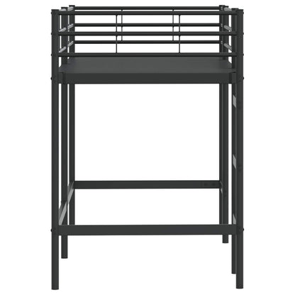 Struttura del letto loft per bambini Nero 90 x 190 cm