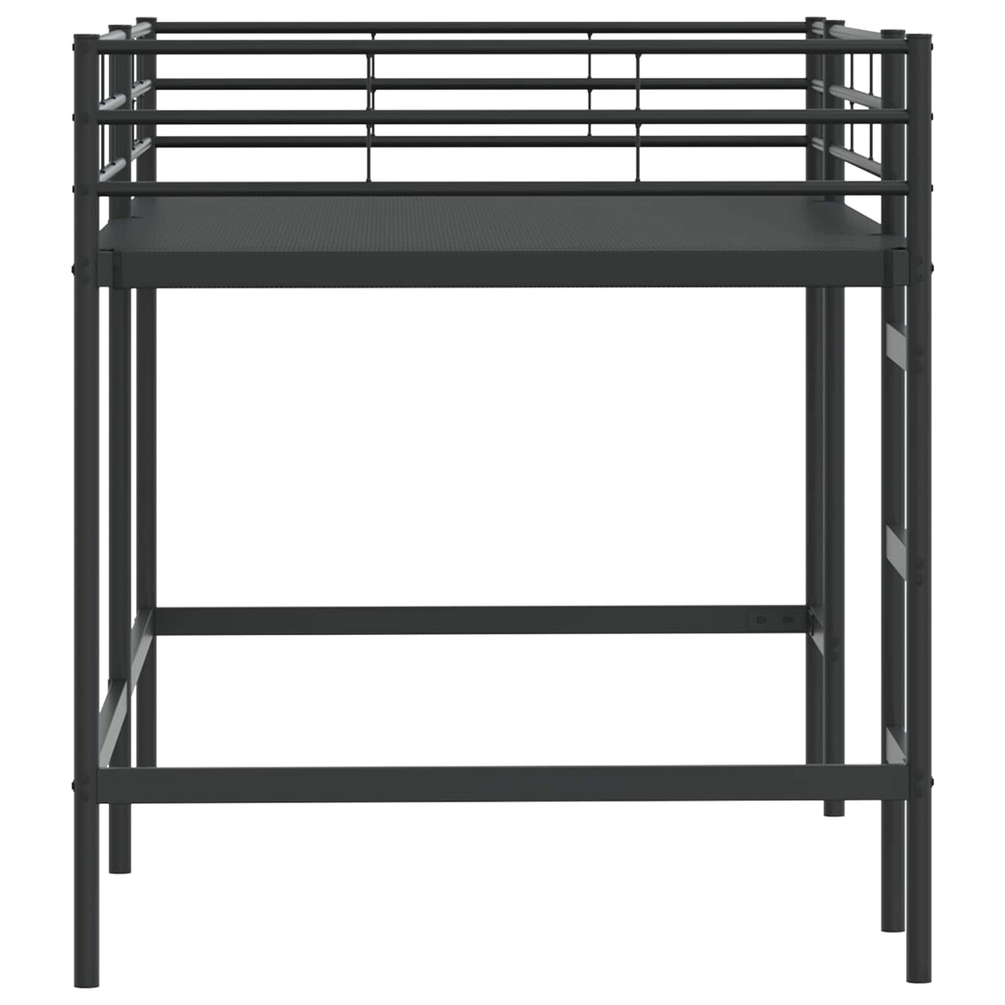 Struttura del letto loft per bambini Nero 99,5 x 200 cm
