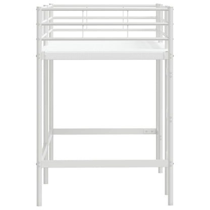 Struttura del letto loft per bambini Bianco 99,5 x 190 cm