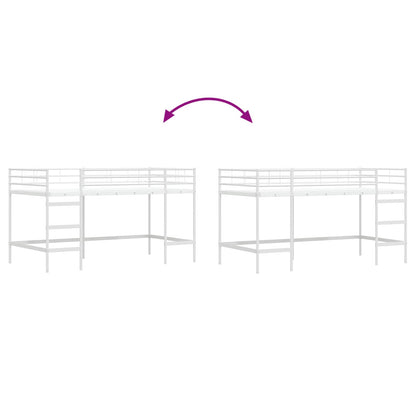 Struttura del letto loft per bambini Bianco 99,5 x 200 cm