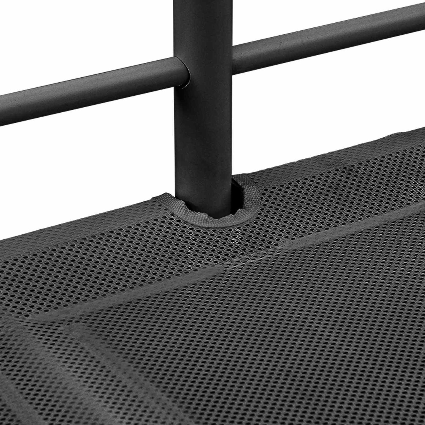 Letto loft per bambini con scivolo Nero e antracite 75 x 190 cm | homemem39