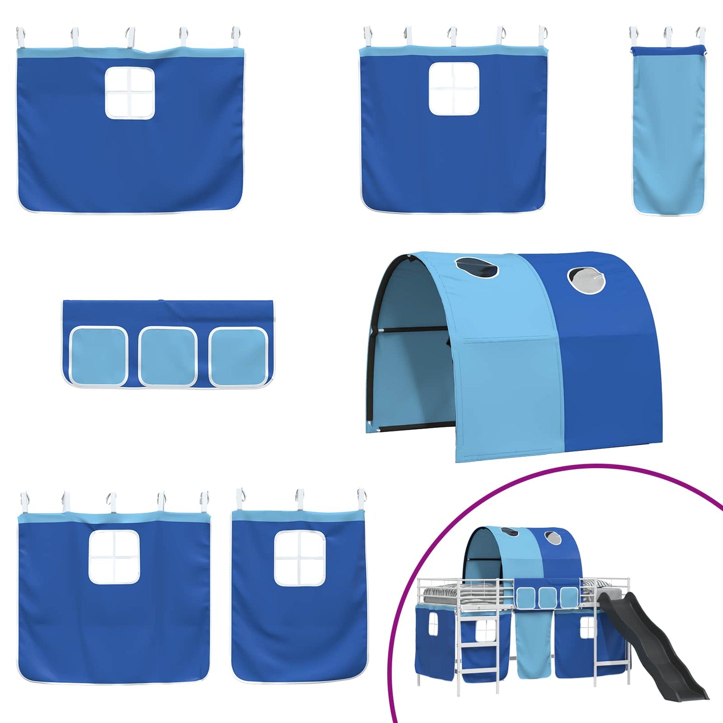 Bianco e Blu 99,5 x 200 cm