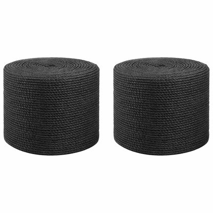 Spago in juta 2 pcs 2 Nero 100% juta Tossa | homemem39