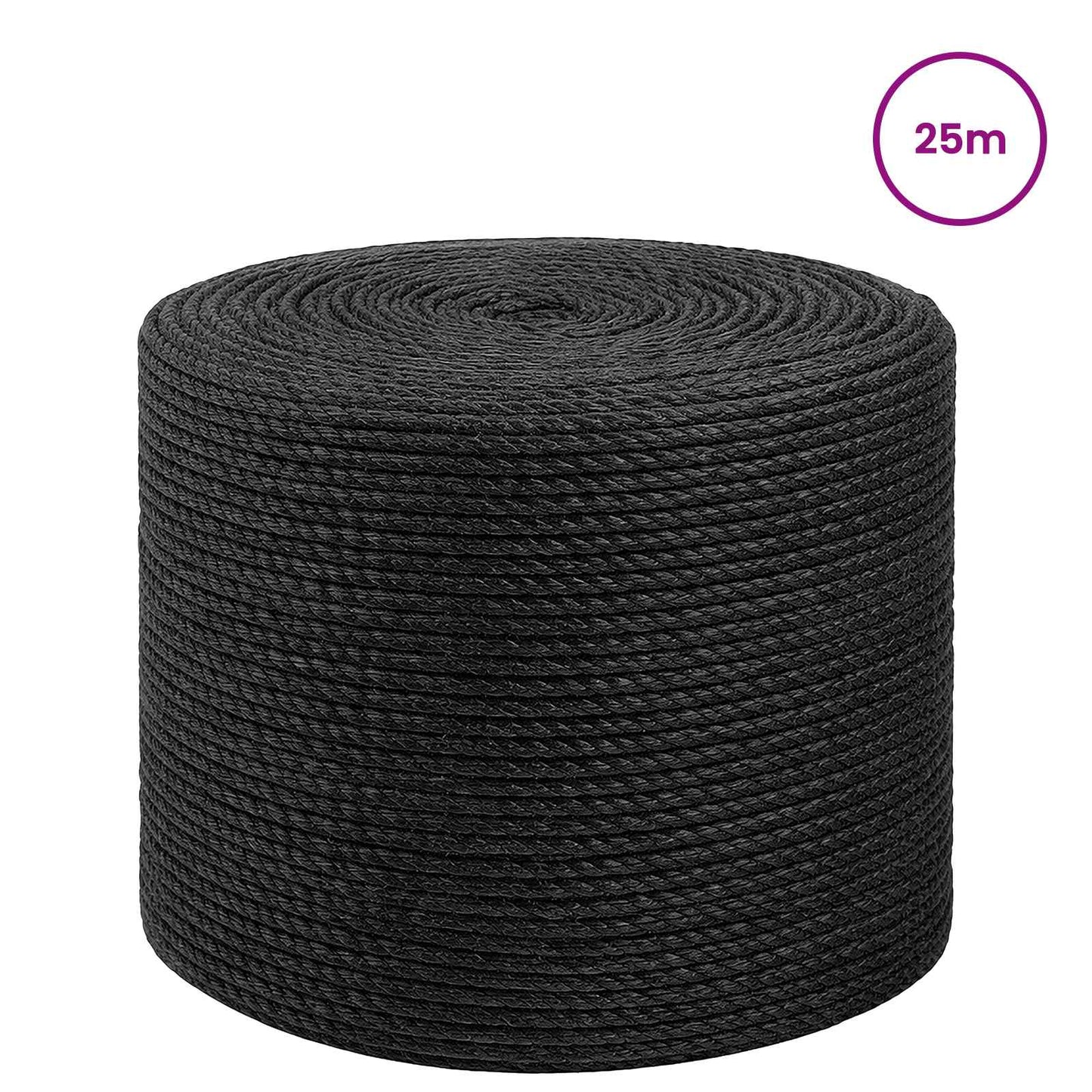 Corda di Juta 6 Nero 100% juta Tossa