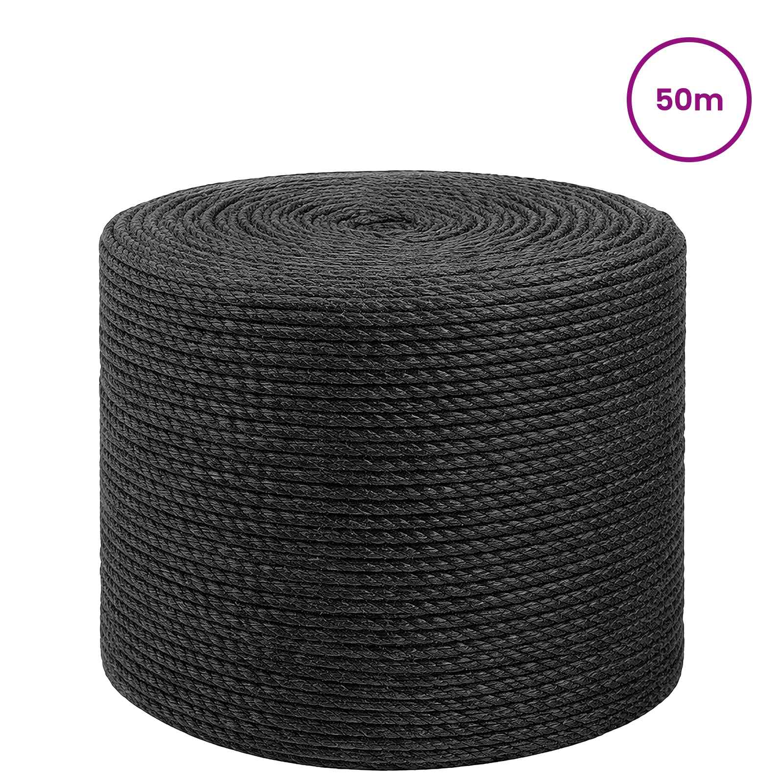 Corda di Juta 6 Nero 100% juta Tossa | homemem39