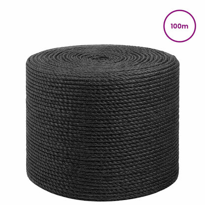Corda di Juta 6 Nero 100% juta Tossa | homemem39