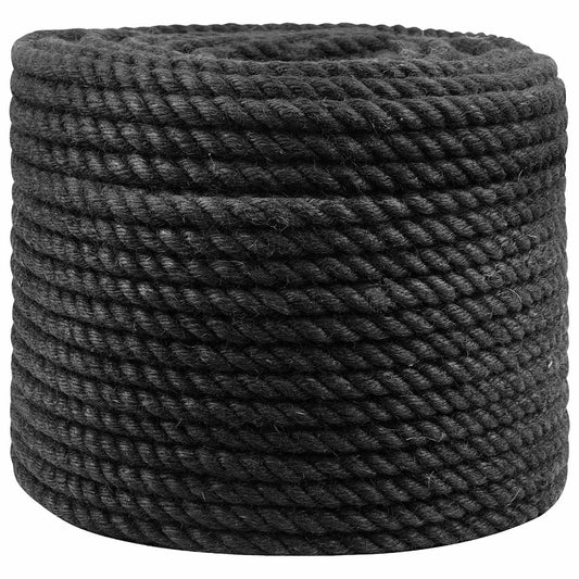 Corda di Juta 10 Nero 100% juta Tossa | homemem39