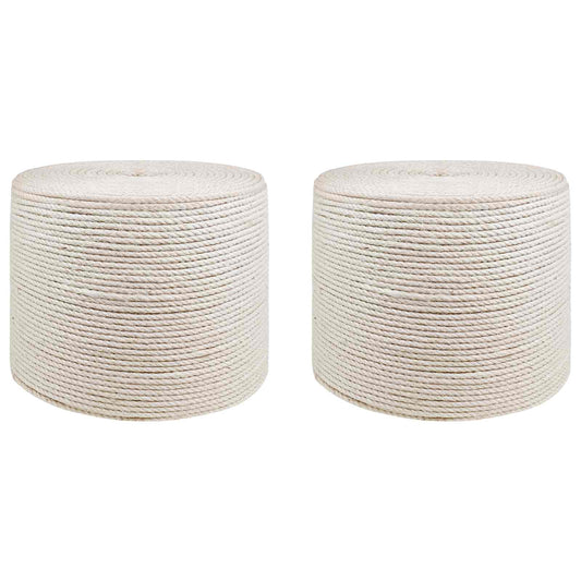 Spago in juta 2 pcs 2 Bianco 100% juta Tossa | homemem39