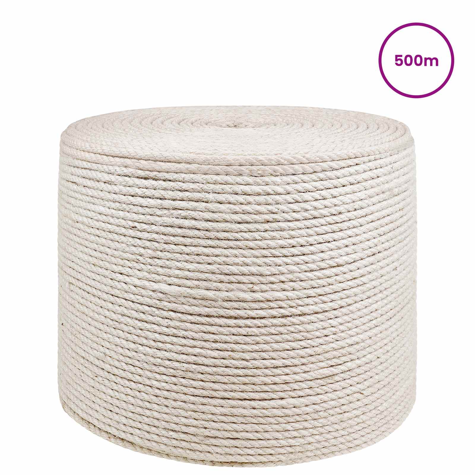 Corda di Juta 8 Bianco 100% juta Tossa | homemem39